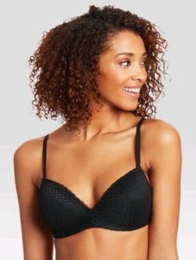 🖤 Maidenform Wireless T-shirt Bra 36DD Black
